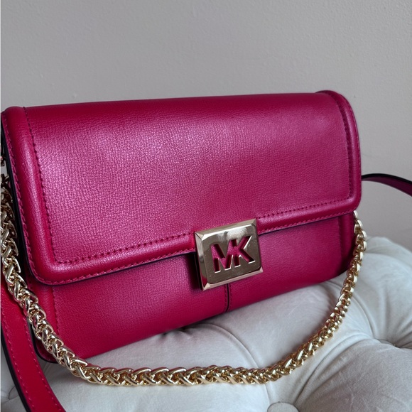NWOT Michael Kors Sonia Medium Leather Shoulder Bag - Picture 4 of 6